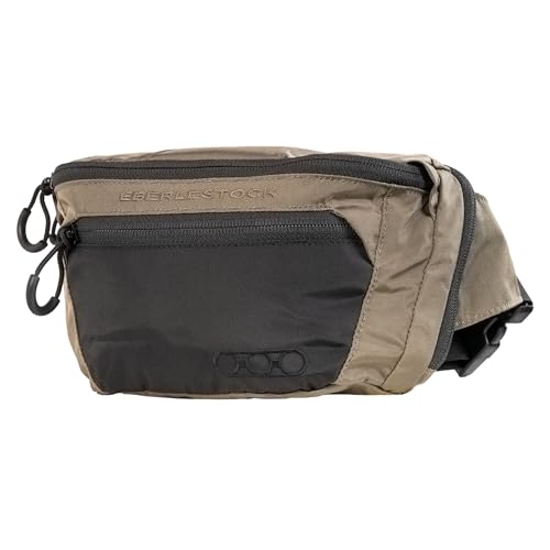 Eberlestock Bando Bag - Tactical Men's Fanny Pack w/Adjustable Waist Belt, Zippered Pockets, Compact Lightweight Belt Bag, Everyday Hip Pouch for Travel Outdoor Running Hunting, Green/Black