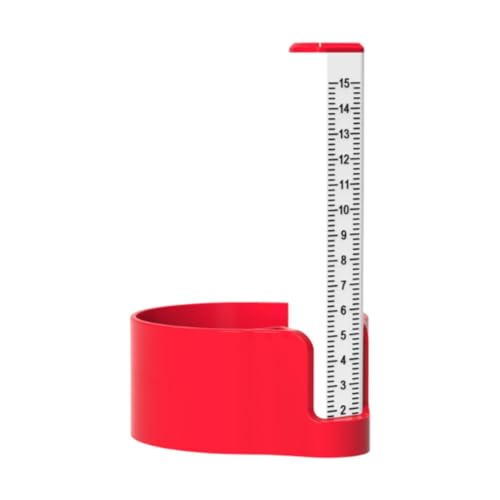 BinZyronic タイルレベリング定規 15cm PP素材 ? 水平確認と高さ測定 収納ボックス付き