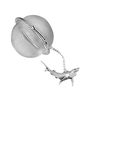 Infuseur requin étain anglais et acier de haute qualité pour thé