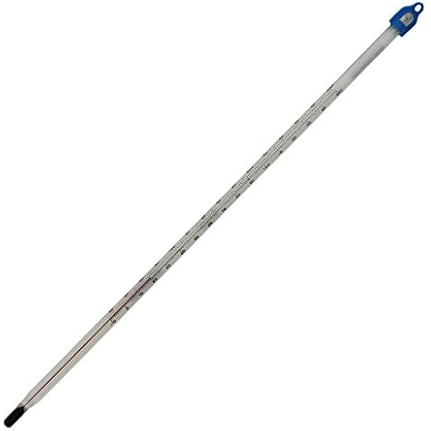 Glass Thermometer -10 to +150C 300 mm Lab & Scientific Products For Measuring Water Liquid Home Brew Wine and Beer Or For Laboratory Lab Scientific Use Cover