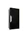 Dawn REMC110723-06 Wall Mounted MDF Side Cabinet with Shelf Inside, Matt Black Finish