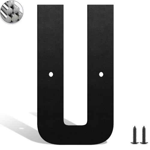 Ya_chtttwo numéros et lettres aluminium noir 7" U