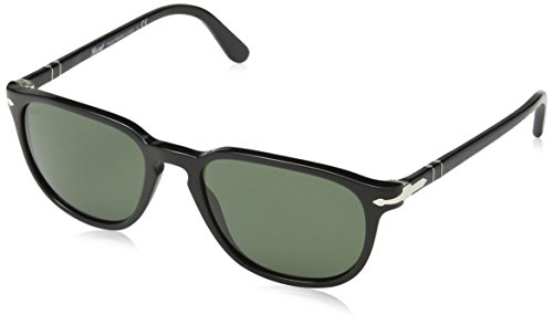 Persol Women's PO3019S Designer Sunglasses, Black