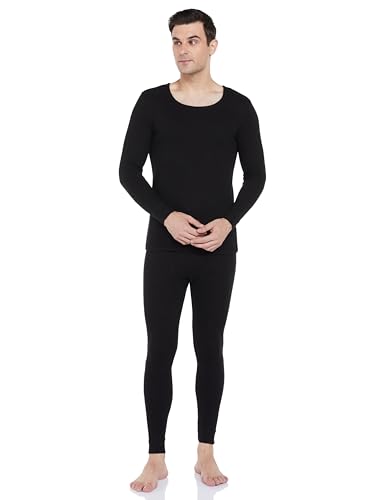 Image of Amazon Brand - Symbol Men Thermal Set (Top & Bottom) | Full Sleeve | Winter Wear | Body Warmer Set (Available in Plus Sizes)
