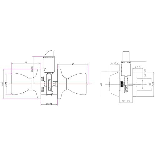 Design House 728733 Terrace 6-Way Universal Entry Door Knob And Single Cylinder Deadbolt Oil Rubbed Bronze thumb #1