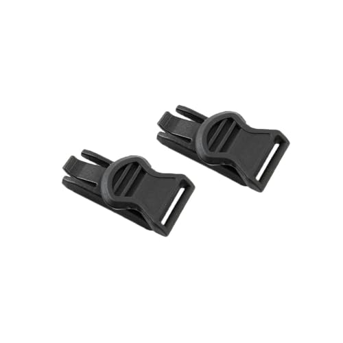 Bifrost Gear 19mm Swivel Goggle Strap Adapters for Tactical Helmets (Black)