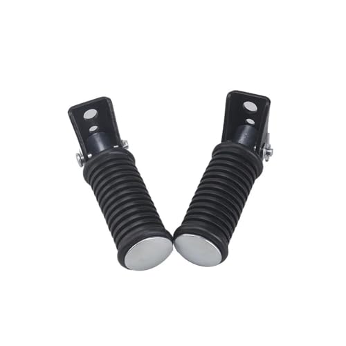 Repose-pieds moto GS125 GN125 avec support de fixation robuste en acier noir
