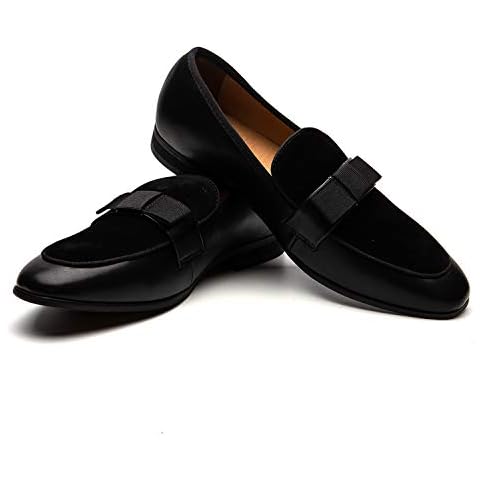 JITAI Zapatos de Cuero para Hombres Patrón de impresión Cover