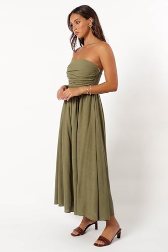 Petal & Pup Women's Kayt Strapless Dress4