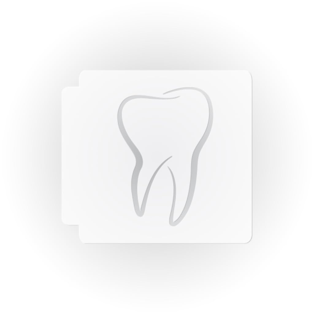 Tooth 783-A687 Stencil (2 inch)