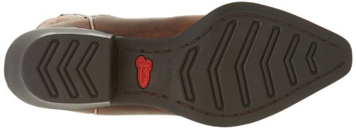 Justin Boots Women's Stampede Collection 12" Boot Narrow Rounded Toe Western Rubber Outsole,Tan Puma Cowhide,7 B US