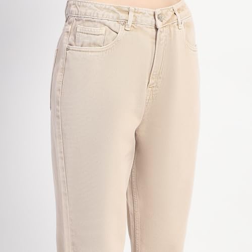 Image of Madame Straight Fit Cotton Denim