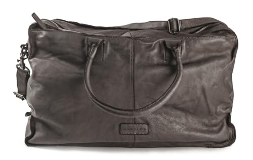 Sac de voyage Harold's Submarine XL marron en cuir véritable marron