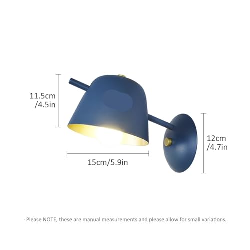 Applique LED noir salon E27 douille moderne pour éclairage mural - 2