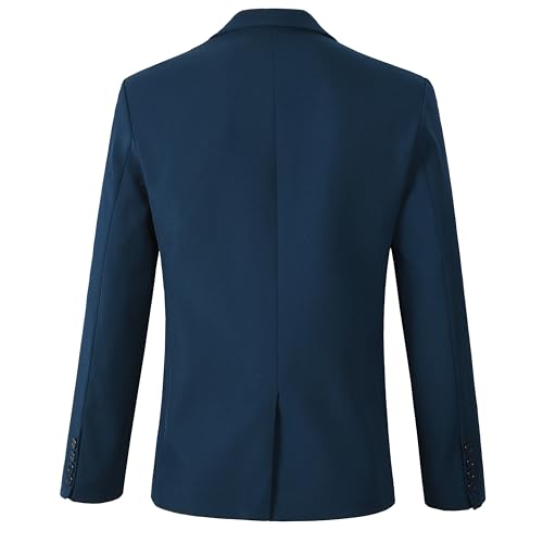 Beninos Mens Sport Coat Casual Blazer One Button Business Suit Jacket