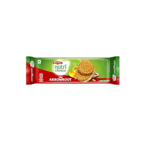 Image of Britannia NutriChoice Thin Arrowroot Biscuits, 300 grams