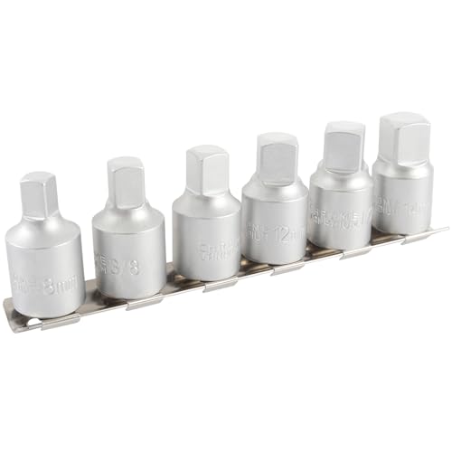 TECPO Öldienstschlüssel Satz 1/2 Öldienst Nüsse passend für Renault, Citroen und Peugeot 8-14mm