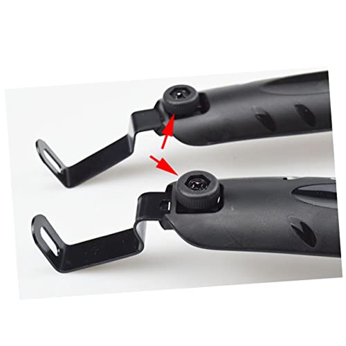 Yardwe Klappbare Fahrradschutzbleche Mountainbike Schutzblech aus Robustem Material Schlammfänger Vorne und Hinten für Raddurchmesser 54-66cm Outdoor Spritzschutz