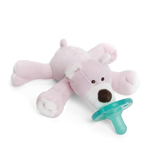 Image of WubbaNub Infant Pacifier - Pink Bear