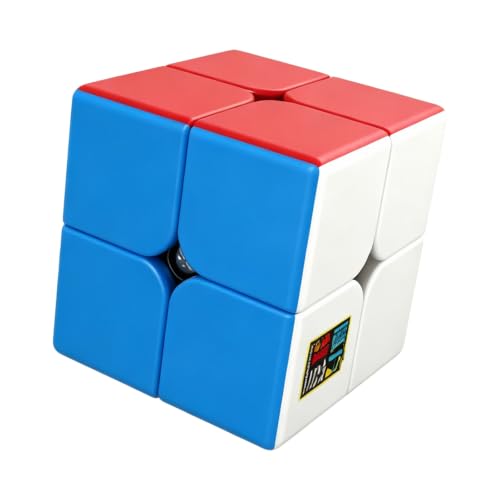 Moyu Meilong 2x2 Speed Puzzle Cube, Adjustable Elasticity with Stickerless Shape Moves Quickly and Smoothly, Brain Teasers for Kids & Puzzle Boxes Classic Game（Non-Magnetic