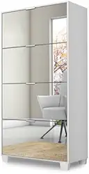 Sapateira Pequim Espelhada (Branco)