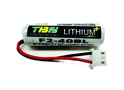 1PC Replacement for Mitsubishi F2-40BL,PM-20BL Battery,Mitsubishi FX2N Programmable Logic Controller PLC,Mitsubishi FX2C Programmable Logic Controller,Mitsubishi
