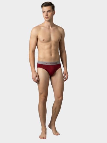 Image of Levi's 073 Cotton Elite Brief | Premium Men's Brief Underwear | 4-Way Stretch | Outer Elastic Waistband | Double-Layered Pouch | Pack of 2