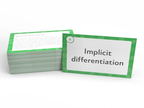 Image of Calculus Study Cards: Calculus Review Prep and Practice Test Questions for High School Students [Full Color Cards]