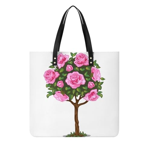 Tote bag arbre en fleur 39x39 cm : fini le manque de place au quotidien