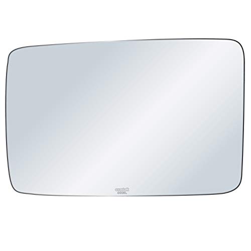 exactafit 8883L Driver Side Mirror Glass Replacement Compatible With 06-10 Hummer H3, 09-10 H3T Diagonal 9-3 16 Inch