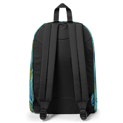 Image of EASTPAK Out Of Office - 31L Backpack with Dual Compartments, 14-inch Laptop Tablet Sleeve, Utility Pocket, Bottle Holder, Brize Palm Aqua