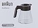 Braun BRSC008 MultiServe Coffee Machine 10 cup Replacement Carafe, Black