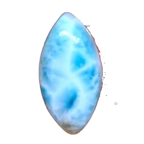 Larimar naturel en cabochon gemme de style bohème chic pour collier et bijoux d'été