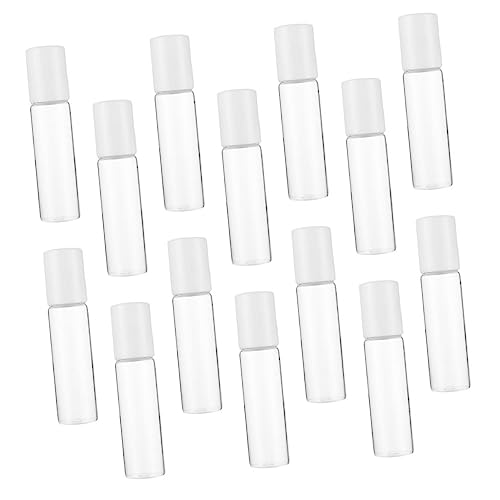 ELAYARD Botellas Roll-on De Vidrio 15 Unidades 5ml Rellenable Para Aceites Esenciales Perfumes Cosméticos Viaje