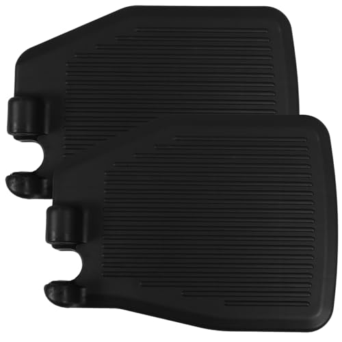 FOMIYES 1 Pair Wheelchair Pedal Footplates Replacement Wheelchair Leg Rest Non-Slip Foot Rest Extender Elevating Pad Wheelchair Transport Chairs Supplies