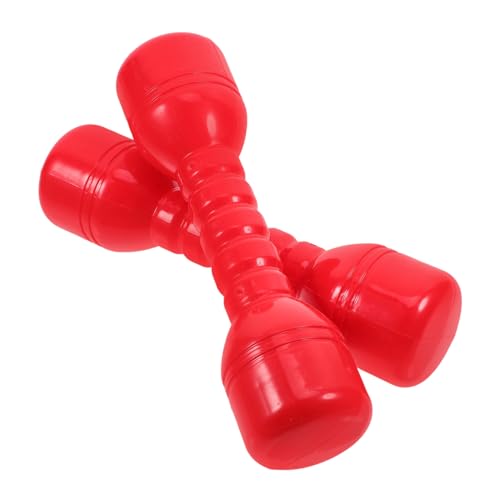 Toddmomy 2Pcs Interactive Dumbbell Lightweight Exercising Weights for Smooth Polished Handles for Physical Training and Fun Activities