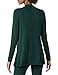 Amazon Essentials Women's Jersey Long-Sleeve Mock Neck Swing Tunic, Deep Green, Large