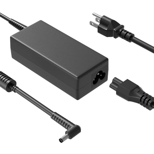 HSXIRQA 19V Power Cord Compatible with HP Pavilion VH240a 32f 27bw 27cw 27xw 27es 27fw 27xi 25er 25vx 25cw 25xw 25xi 25bw 24xw 24mh 24ec 24fh 23fi 23vx 23xw 22cw 22xw 27 25 23.8 23 21.5inch Monitor