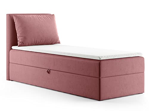 Sofnet Boxspringbett Egro Mini mit Bettkasten und Kissen - Einzelbett mit...