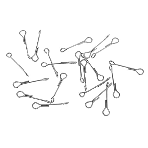 Milageto 20 Unids/Set Espina Dorsal Articulada de para Atar Moscas DIY, 20 mm