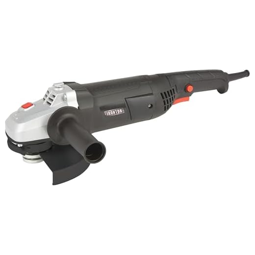 Ironton 7in. Angle Grinder - 11 Amp, 110 Volt, 9,000 RPM