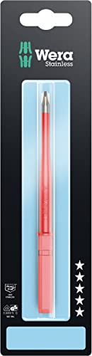 Wera - 05033648001 - Lama Giravite Isolata, Kraftform Kompakt Vde 3065 Is Pz/S Sb, Acciaio Inox, 2 X 154 Mm