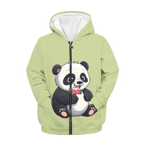 Boys Girls Cute Zip Up Hoodie Spring Fall Long Sleeve Casual Hoodies Coat With Pockets