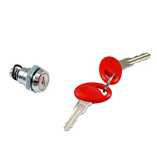 Shad 201722R Ensemble Barillet et clés de Remplacement pour Serrure Standard, argenté, TU