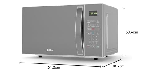 Micro-ondas 33L Philco PMO38S Limpa Fácil 1400W 220V