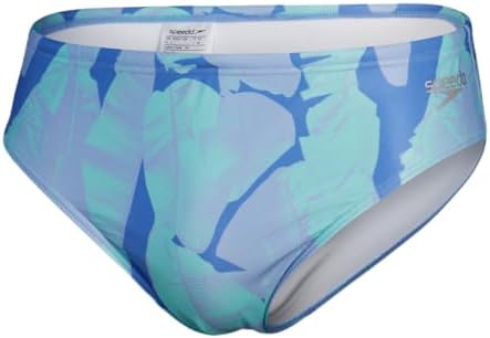 Speedo Men's 8cm Allover Digital Brief, Multicolour, 12