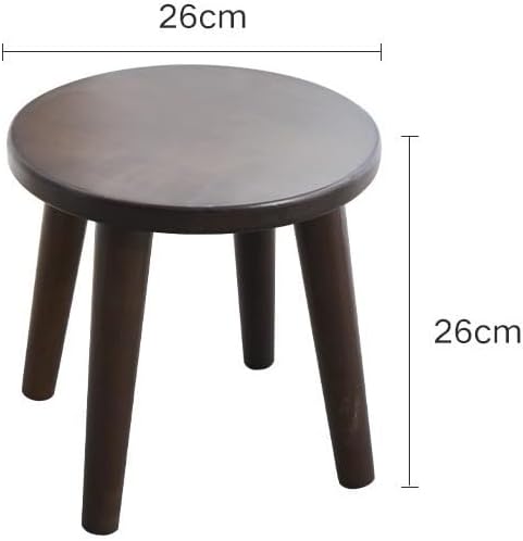 Storage Bench Solid Wood Small Stool Household Shoe Stool Living Room Small Stool Simple Modern Low Stool Chair Entryway Furniture(C)