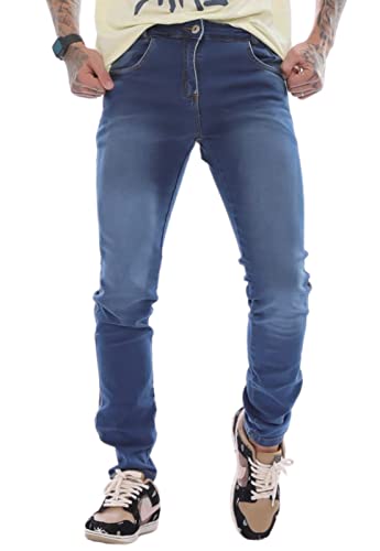 Calça Jeans Masculina Skinny Ballad Linha Premium Azul França (46)