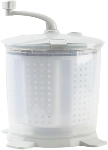 SLLS 手動簡易洗濯機 脱水機 小型 手回し 持ち運び可能 回転式 急速脱水 電源不要 家庭・オフィス・旅行用 学生寮対応