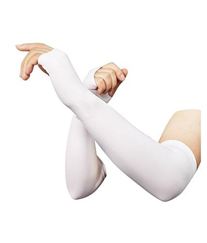 Image of MIZUNA Sun Protection Arm Sleeves Hand gloves For Men & Women,Thumb Holes UPF 50 Arm Cover for Biking,Cricket,Cycling, Golf, Outdoor Sports